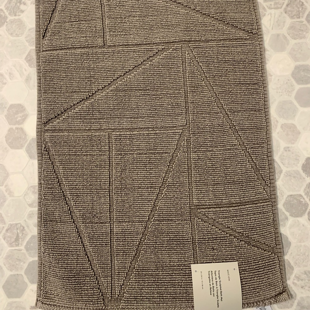 West Elm Bath Mat 34” x 20”